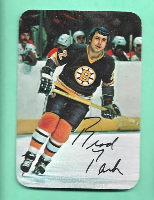 (1) Brad Park 1977-78 Topps Glossy  # 13 Bruins Insert Ex/Ex+Card (I7749)