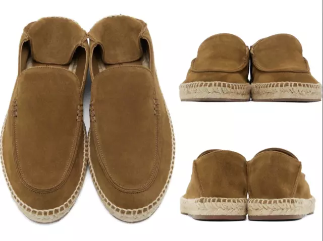 Loro Piana Bord de Mer Marche Espadrilles Loafers Mocassin Chaussures Mules 42