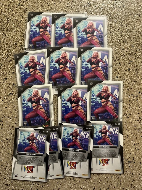 Wwe 2022 Nikkita Lyons 13 Card Bundle Nxt 2.0 Rookie Card Panini