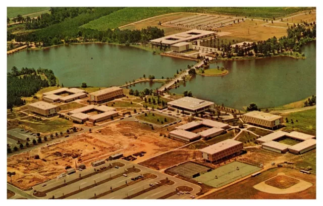 Laurinburg NC North Carolina St. Andrews College Aerial View Chrome Postcard