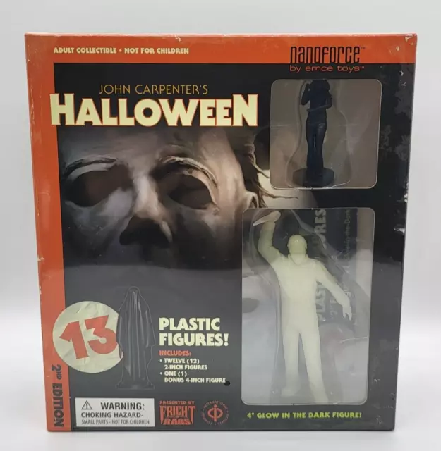 Halloween Michael Myers Fright Rags Nanoforce Action Figure Set Exclusive Horror