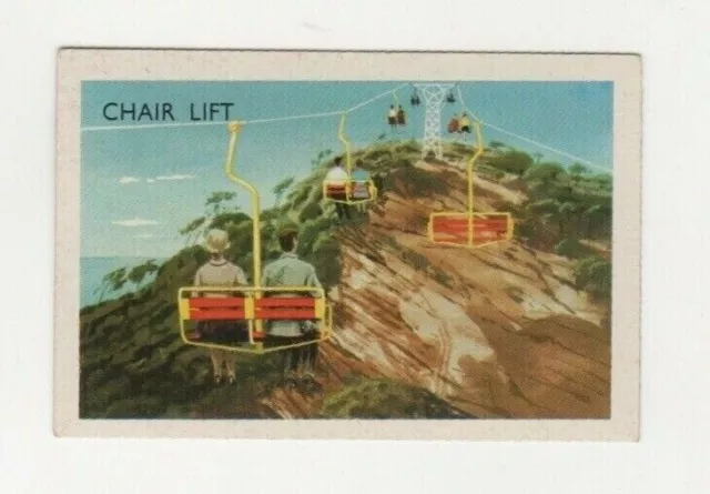Australian Transport Trade card: #274 Chair lift to Nobbies Headland  Gold Coast