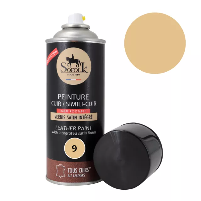 Peinture Cuir canapé, siège, Chaussures, Vestes - Aérosol - 9-BEIGE