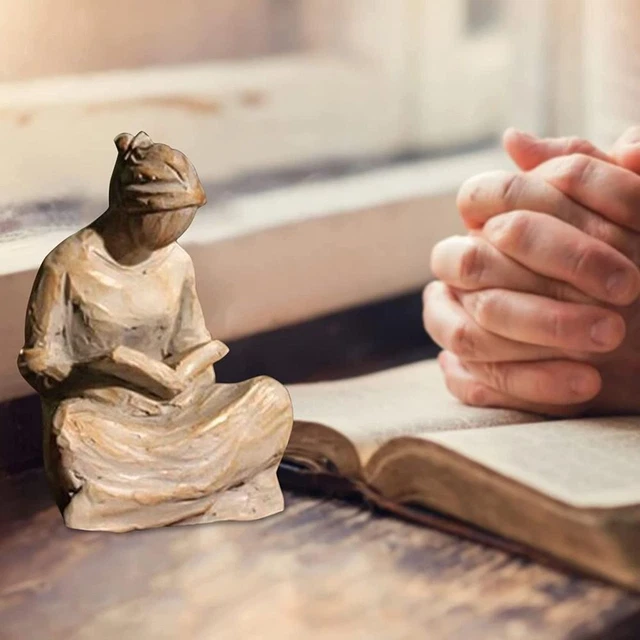 Harz Statue Heim dekor Frau Betend Skulptur Hand bemalt geformt Frauen Figuren