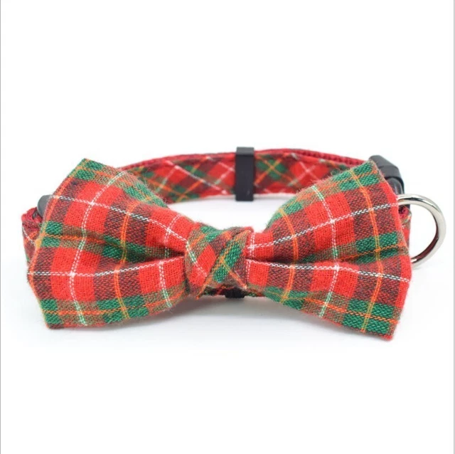 Collar de Moda con Moño para Perro Ideal para Bulldogs Pugs y Yorkies