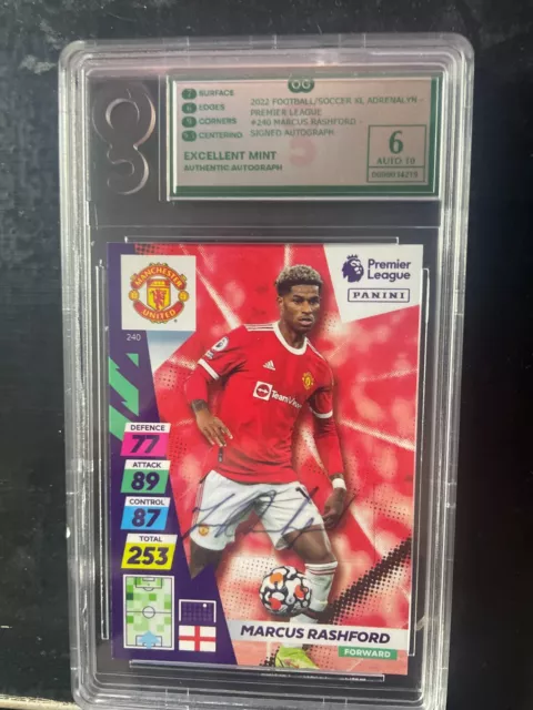 2022, FOOTBALL/SOCCER, Xl Adrenalyn - Marcus Rashford - Signed Autograph