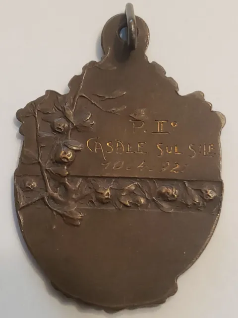medaglia casale sul sile II posto 10/4/1921