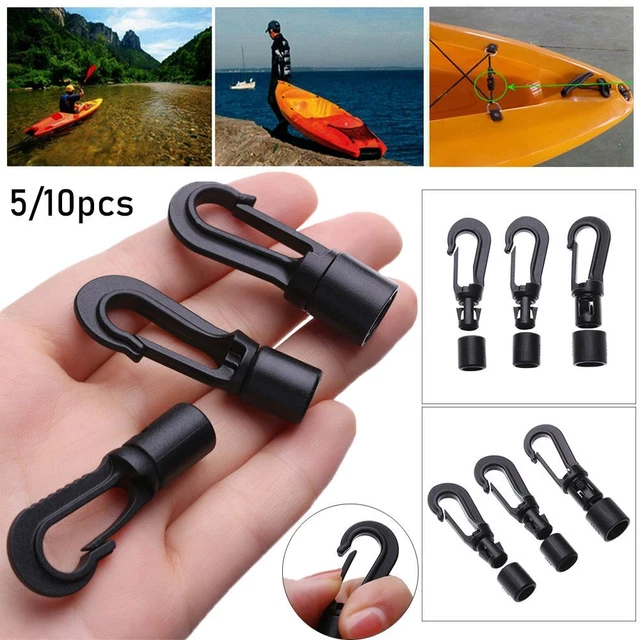 Elastic Rope Buckles Camping Tent Hook Tessuti Straps Hooks Fibbia di corda