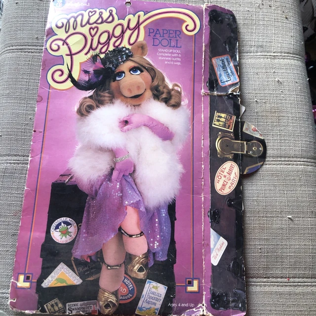 The Muppet Show Miss Piggy Paper Dolls 1980 COMPLETE