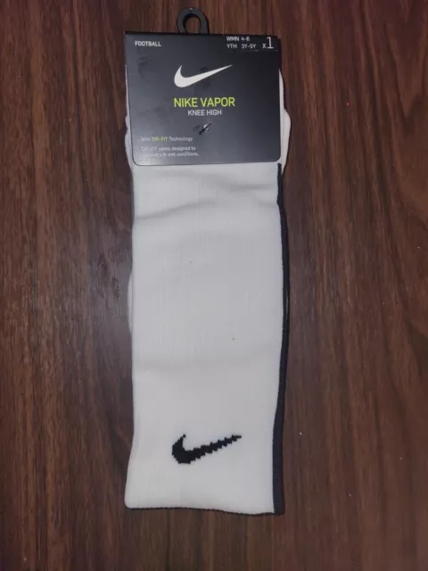 Nike Vapor Knee High Football/Soccer Socks with DRI-FiT Technology Size Small
