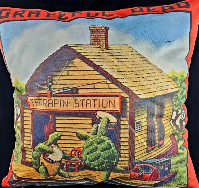 Grateful Dead - 18"x18" Terrapin Station Throw Pillow, Pillow Insert included