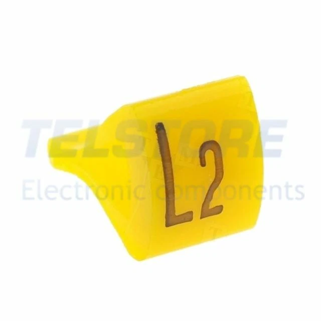 1Confezione  Segna cavi per cavi e fili 1,7÷3,5mm H 6mm A 6mm L 5mm  .