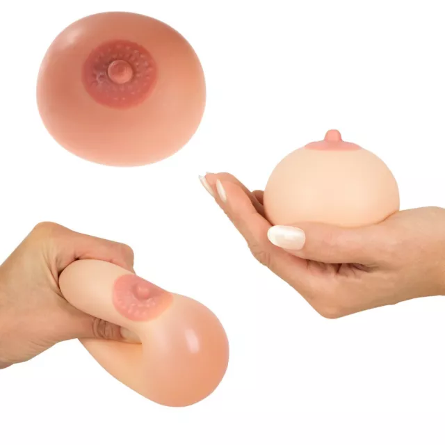 Palla Tetta Antistress Morbida Soft Breast Squeeze Boob Stress Ball Gift Gadget