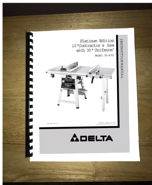 Delta Shaper Fence 43-812 & 43-812X Instruction Manual