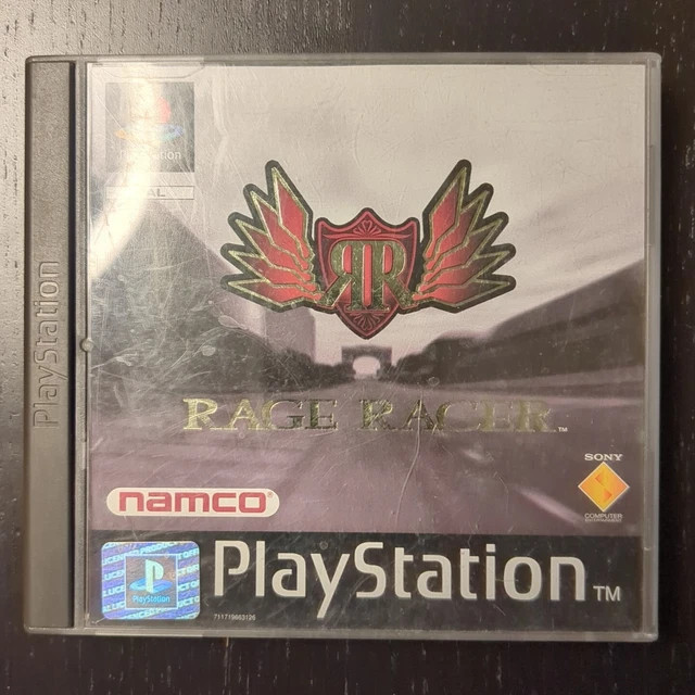 Jaquette Avant Rage Racer PS1 - PAL - Bon état