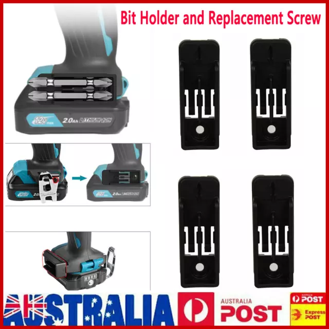 Replacement Dual Bit Holder & Screw For Makita 12V CXT & 18V LXT Hammer Drill