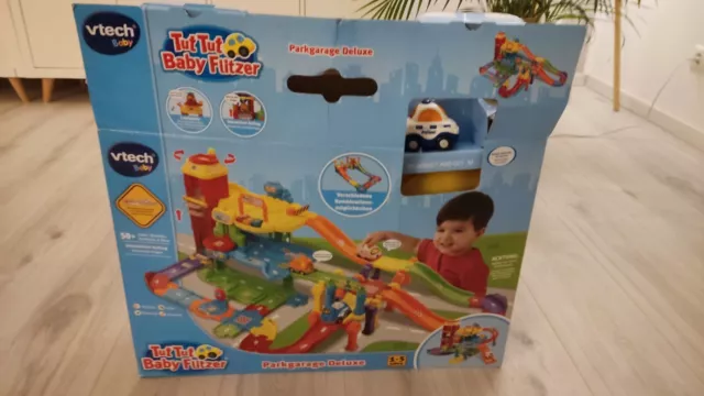 VTech Tut Tut Flitzer Parkgarage Deluxe + Henrietta SET + viele  Autos