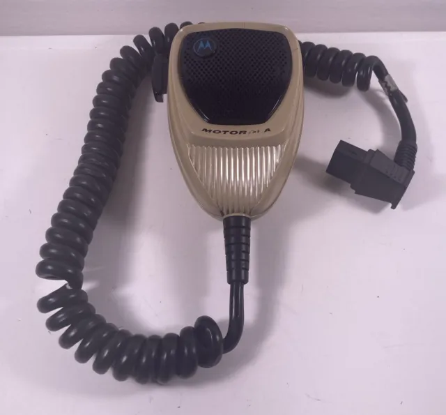 Vintage Motorola HMN1015A Weather Resistant Palm Microphone for Mitrek, Syntor