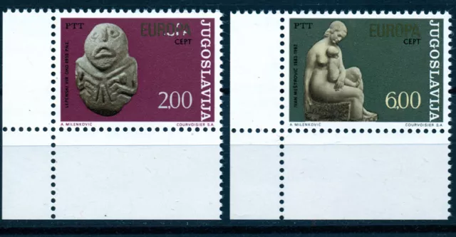 1974 Yugoslavia (Ex): Europa Bordo Foglio (7) Serie Completa