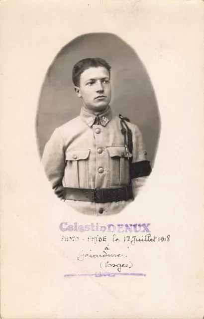CPA PHOTOGRAPHIE MILITAIRE WW1 SOLDAT DU 137e REGIMENT D'INFANTERIE