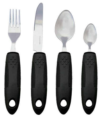 Elderly Aid Cutlery Sets Eating Easy Grip Disabled Utensil Spoon Fork Arthritis