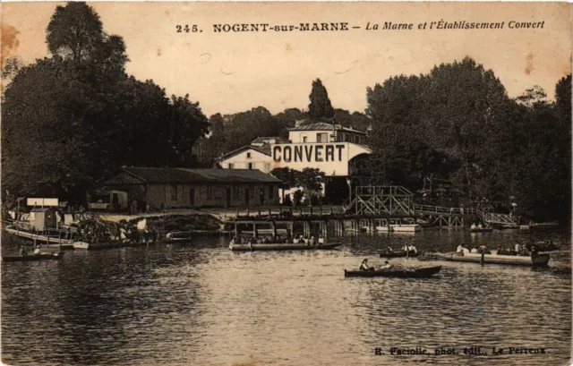 CPA NOGENT-sur-MARNE - La Marne et l'Establishment Convert (390257)