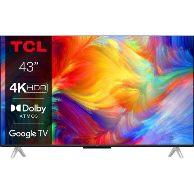 14658002 TCL LED 43P637 - 109 cm (43) - 4K Dolby Vision Dolby Atmos - Google TV