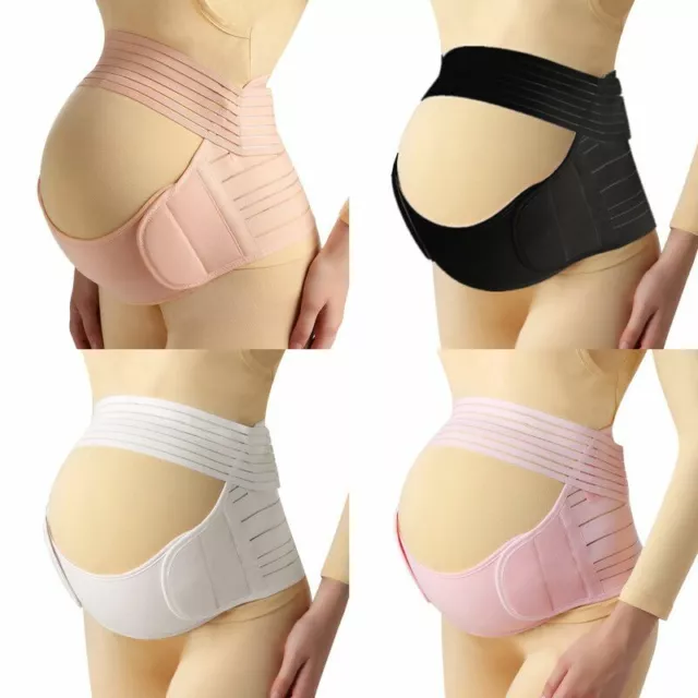 Maternity Pregnancy Care Belt Lumbar Back Support Waist Band Belly Bump Brace