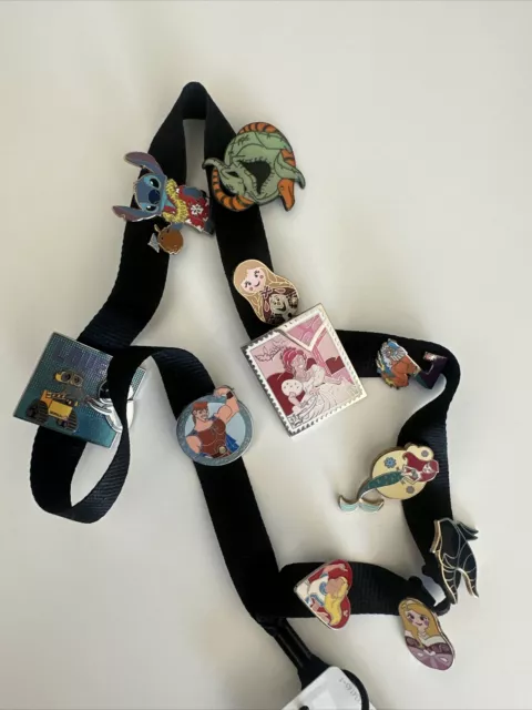 DISNEY PIN LOT Giselle Enchanted Hercules Sleeping Beauty Ariel Stitch  Alice $40.00 - PicClick