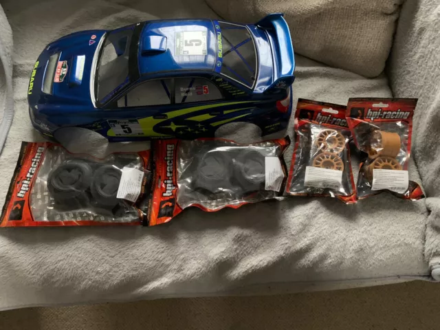 Hpi Wr8 Subaru Impreza Nitro Body, Tyres & Wheels Brand New