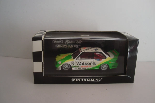 Minichamps 1/43 BMW M3 e30 Sport Evo #6 Winner Macau GP 1991 E. Pirro