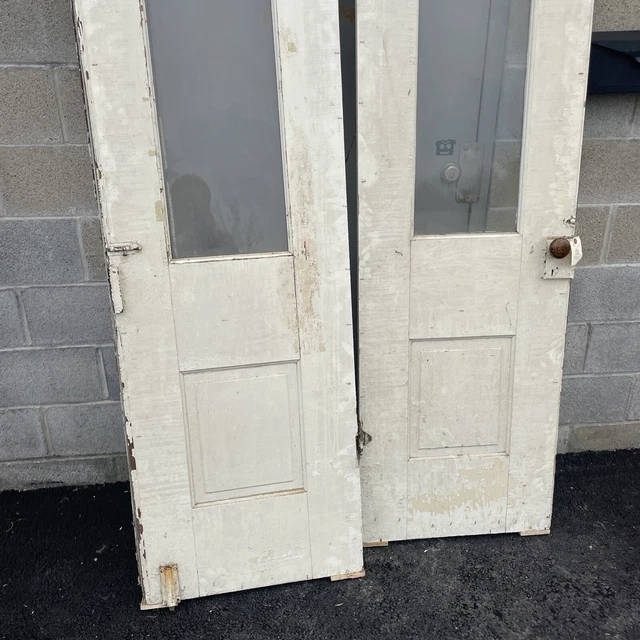 Bova 99 pair antique double door 48.5 x 82 x 1.5 10