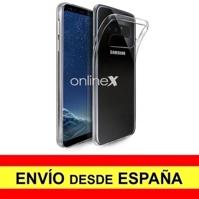 Funda Silicona para SAMSUNG GALAXY NOTE 8 Protector Transparente ¡España! a2869