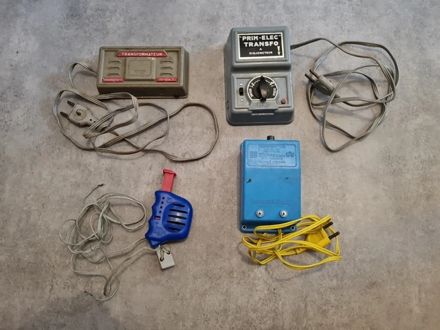 ANCIEN TRANSFORMATEUR CIRCUIT routier Jouef 220 V 12 V fonctionnel