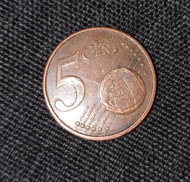 Fehlprägung 5 Cent Münze