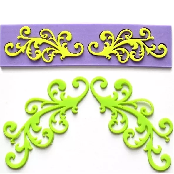 Allforhome Flower Lace Embossing Mold Mat Cake Decorating Fondant SugarPast Mold