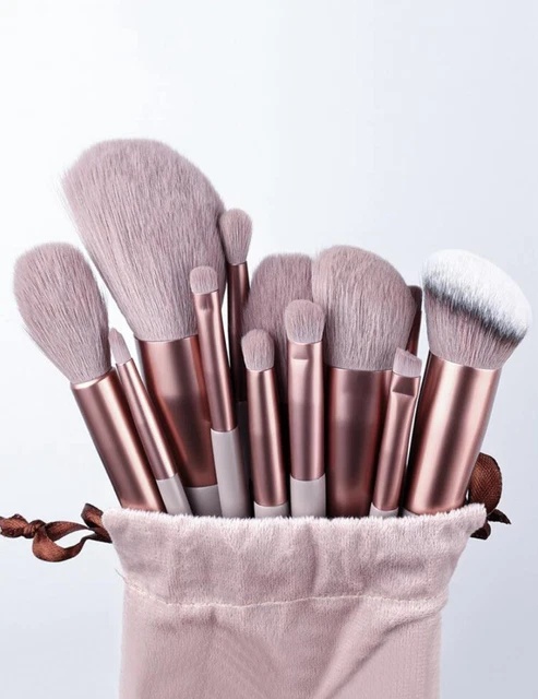Pennelli Make up Professionali Set Di 13 Pennelli, Setole Morbide