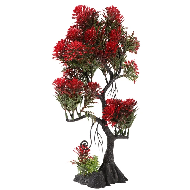 Décoration Aquarium Tronc D'arbre En Résine - Souche Artificielle 35 Cm - Cachette Pour Poissons - Design Naturel