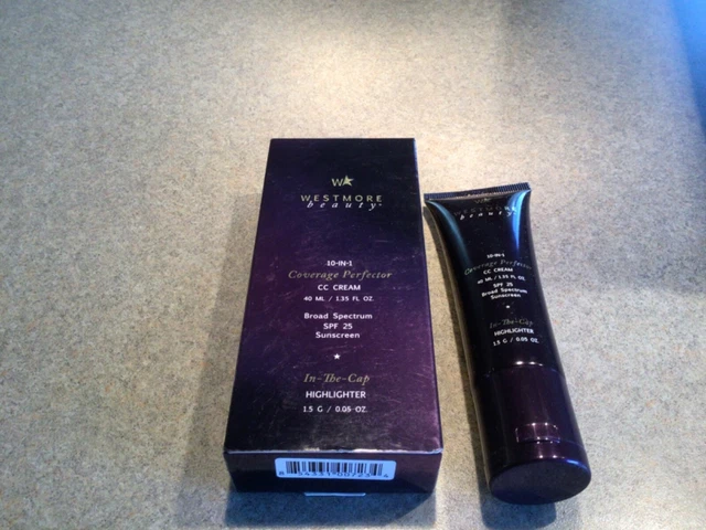 Destacador de crema Westmore Beauty 10 en 1 Cobertura Perfector CC 1,5 g/,05 oz med