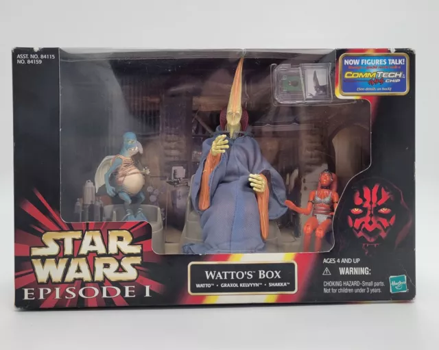 Star Wars Episode 1 Wattos Box Actionfigur Set Neu im Karton Neu
