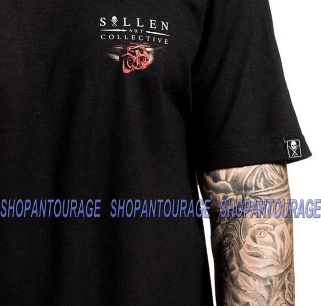 Sullen Soliloquy SCM1636 Nuovo Grafico Tattoo Skull Moda Artista T-Shirt da Uomo 4