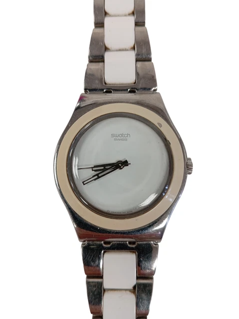 SWATCH IRONY LADIES Stainless Steel White Watch Swiss Made  display picture 1