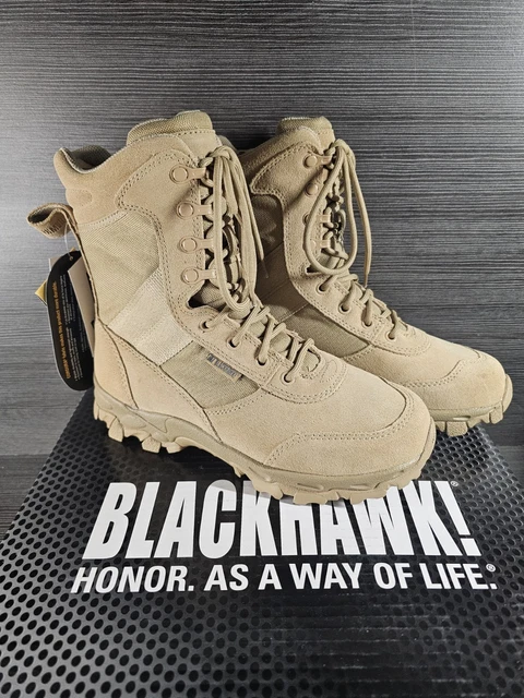BLACKHAWK DESERT OPS Boots, Coyote - 498 Size 7W Mens New in  display picture 3