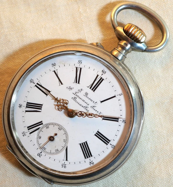 Montre à Gousset Ancienne Antoine Frères 1900 - Argent - Mécanique - Pour Collection