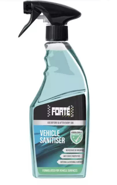 FORTE Vehicle Tools Sanitiser For Cleaning Car Surfaces - 550ml Trigger Spray