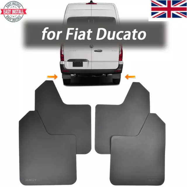 2x mud flaps dirt protection BLACK rear for Renault TRAFIC