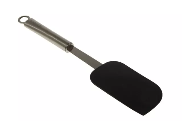 Kenwood Spatule à Palette Silicone Manche Acier Inox 33cm Pâtisserie KWSD160