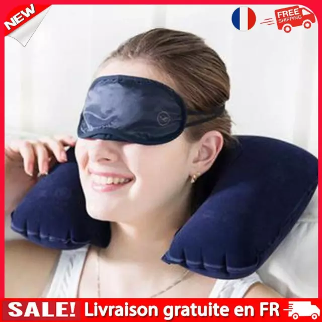 Inflatable Car Head Pillows Foldable U Shaped Office Nap Pillows for Home Hotel