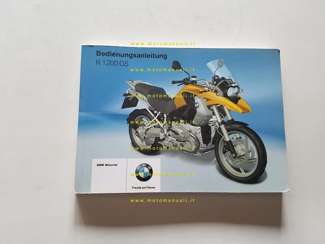 BMW R 1200 GS 2008 manuale uso manutenzione originale Tedesco Deutsch