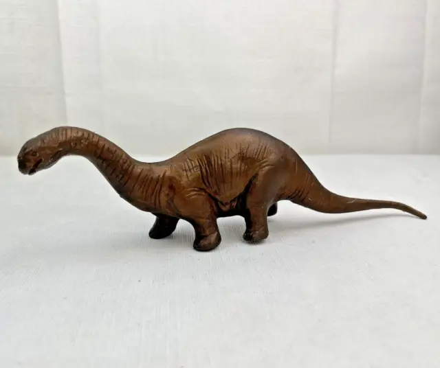 Vintage DFC Sinclair Oil Toy Brontosaurus 1980s Plastic 8" From Worlds Fair Mold